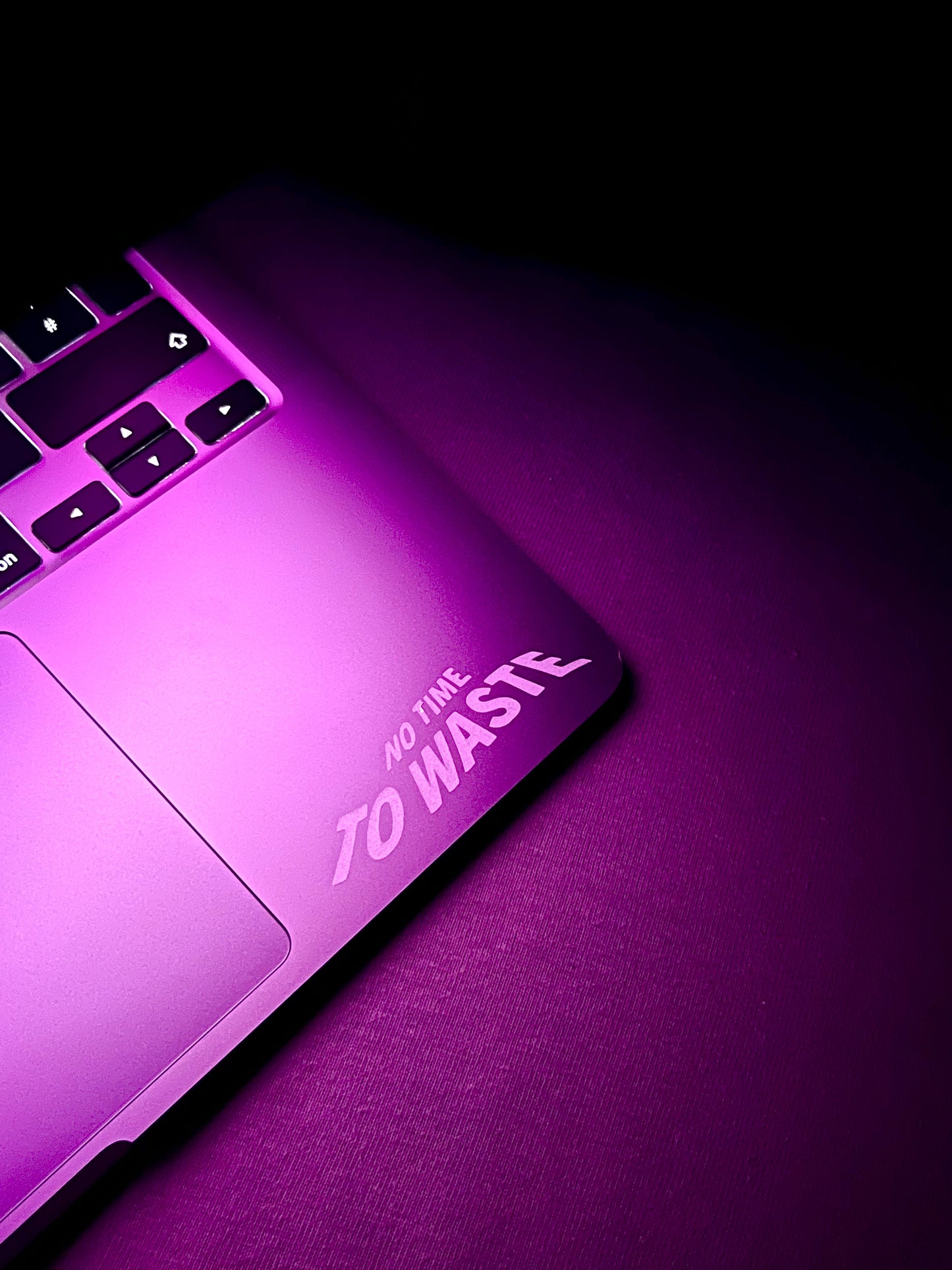 "NO TIME TO WASTE" Sticker